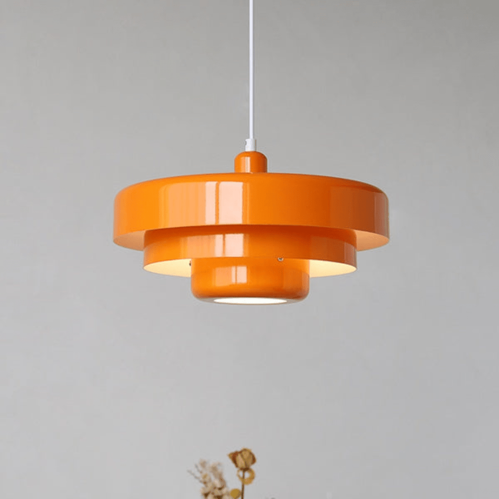 TRILORA – Elegante lámpara colgante de tres niveles en colores macaron