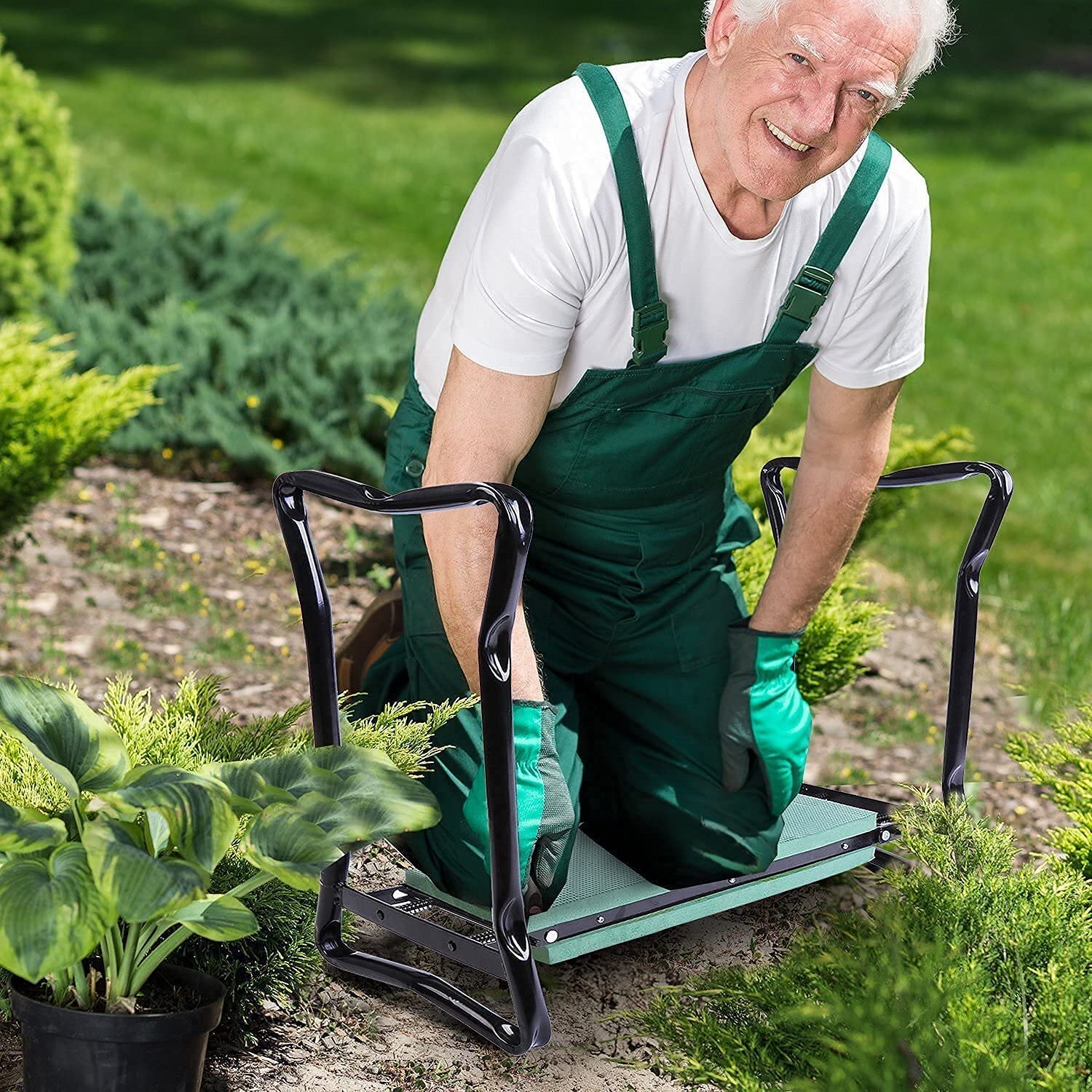 ModernGarden™️ Asiento y banco de jardín multifuncional | 50% DESCUENTO (Último día de descuento)