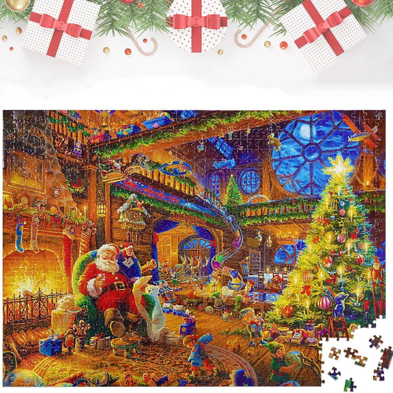 Calendario de Adviento de Puzzles Navideños - 24 Días de Cuenta Regresiva