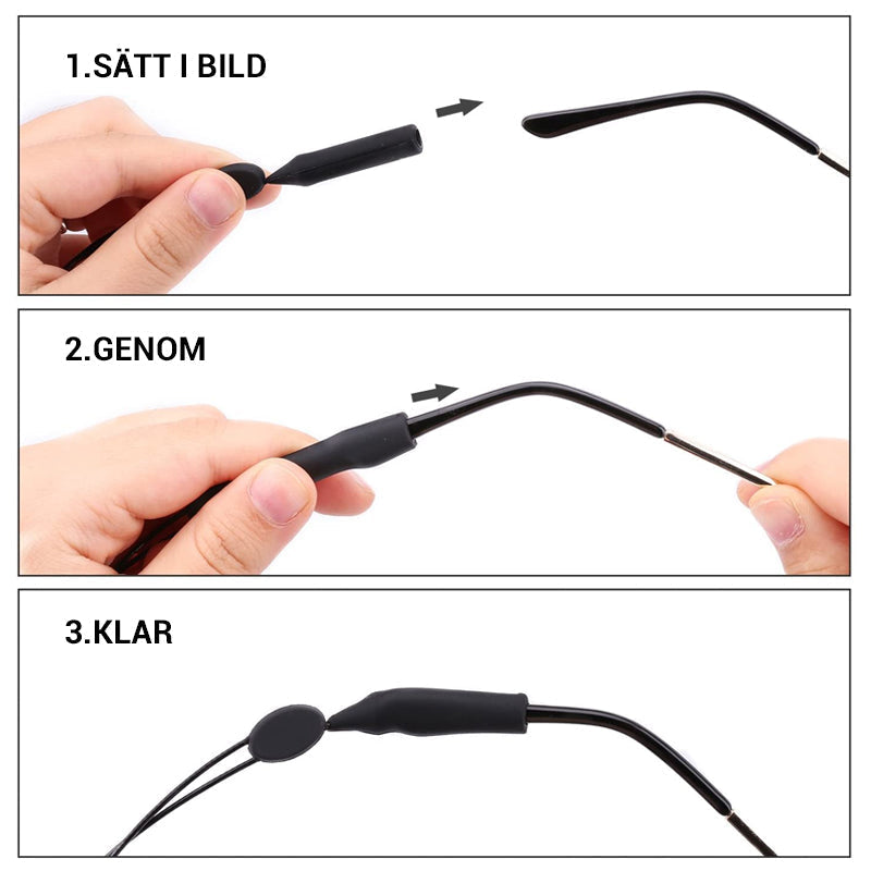 Cuerda Antideslizante Ajustable para Gafas Unisex de Silicona