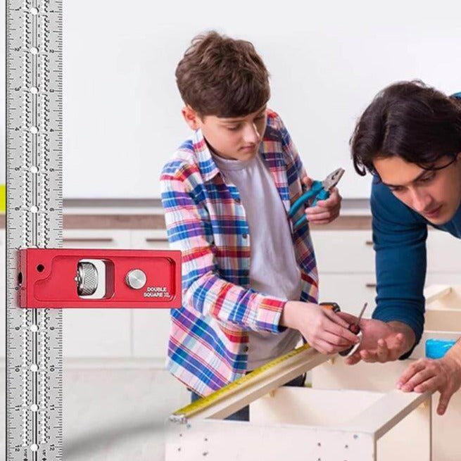 Regla Ajustable para Trabajos en Madera con Marcado de Precisión
