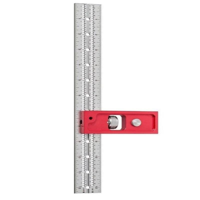 Regla Ajustable para Trabajos en Madera con Marcado de Precisión