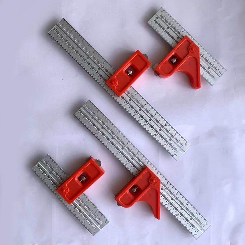 Regla Ajustable para Trabajos en Madera con Marcado de Precisión