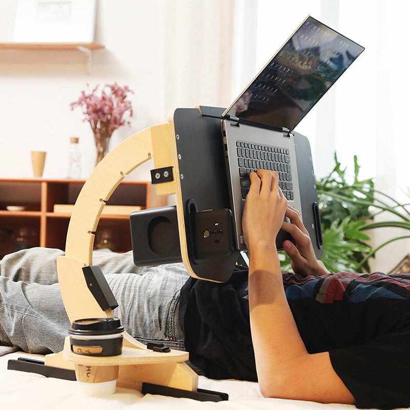 Mesa para Laptop Ajustable para una Ergonomía Óptima – Posición de Trabajo Cómoda