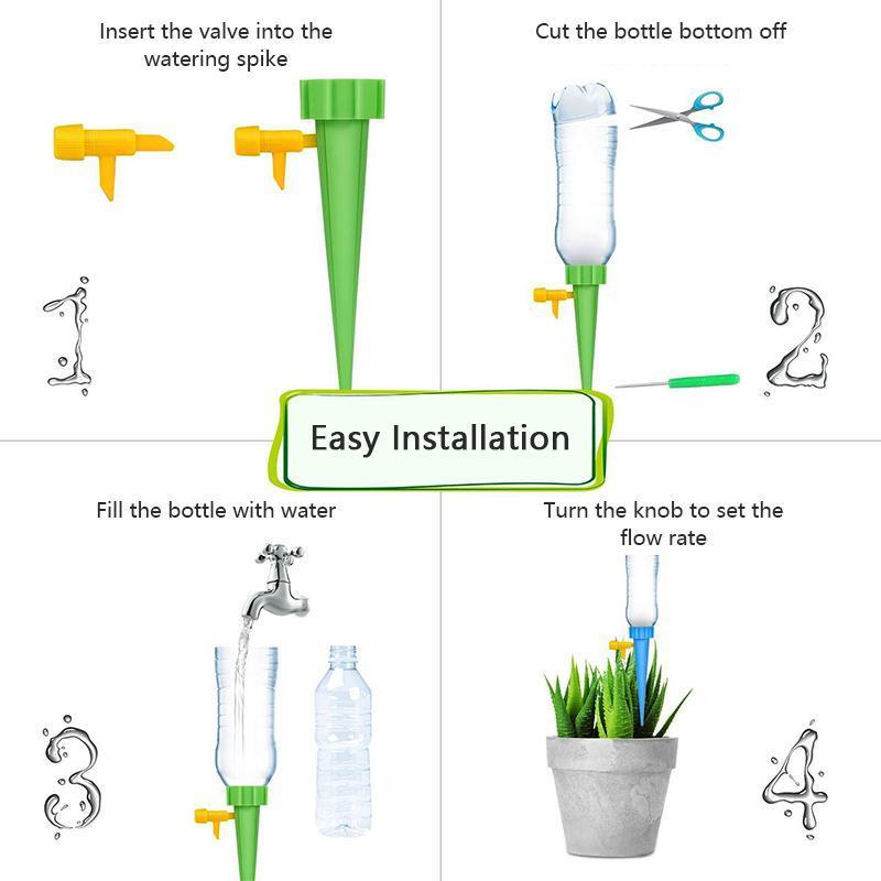 Sistema de Autorriego para Botellas de PET, Ajustable