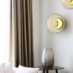 Solviera | Aplique de pared con pantalla de vidrio redonda