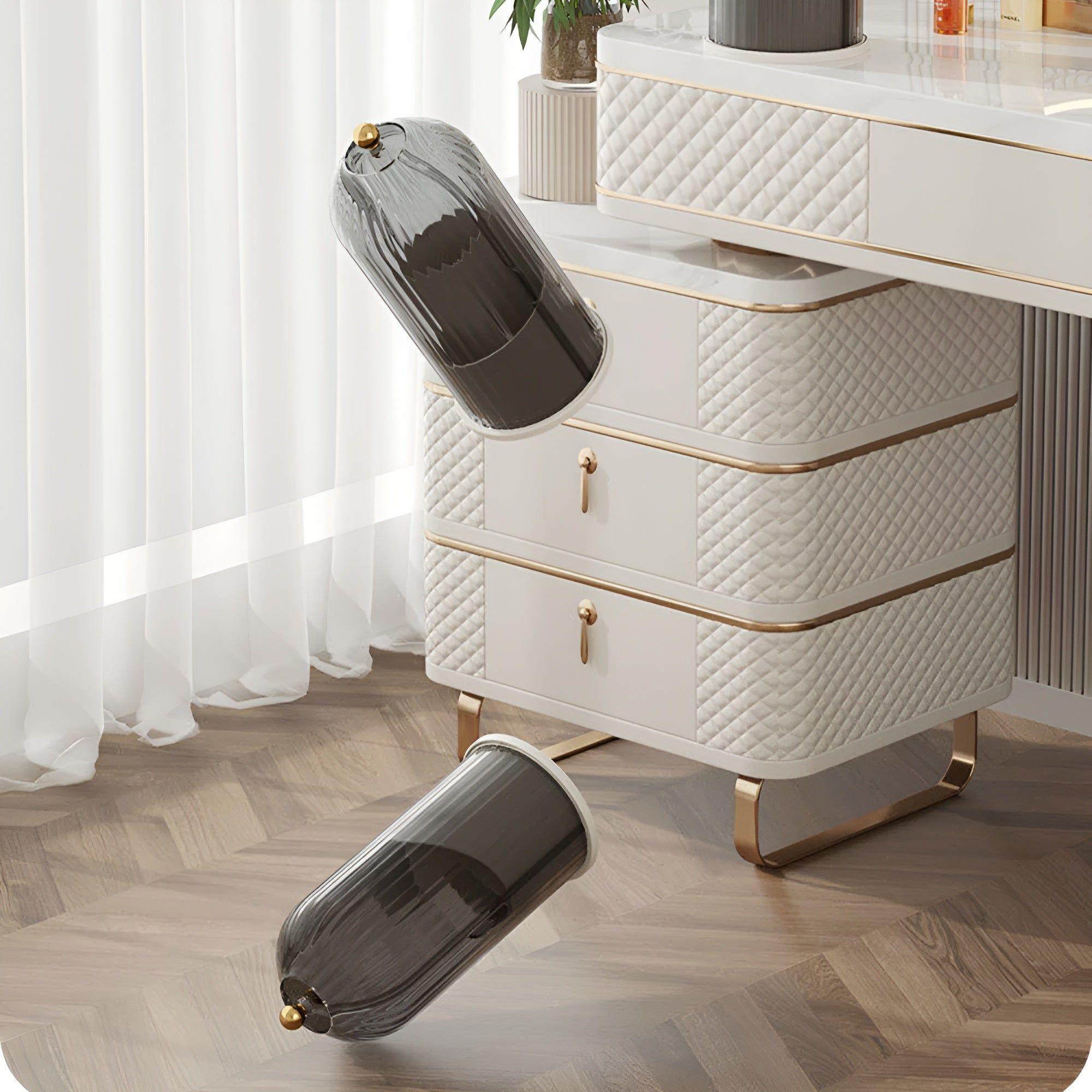 BeautySphere - Organizador de Maquillaje Rotativo 360° para un Almacenamiento sin Esfuerzo de Brochas