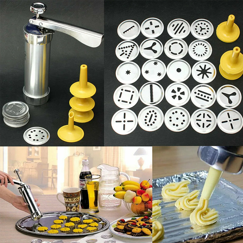 Prensa de galletas multifuncional de acero inoxidable para resultados perfectos