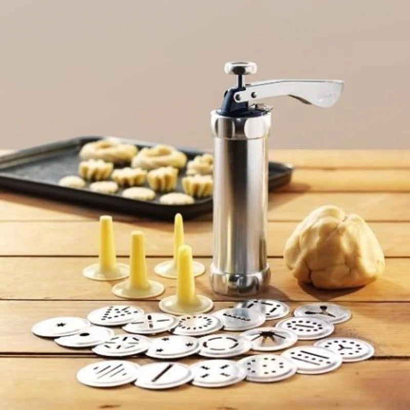 Prensa de galletas multifuncional de acero inoxidable para resultados perfectos