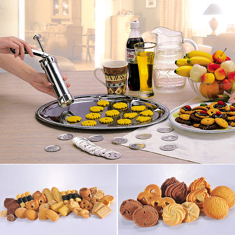 Prensa de galletas multifuncional de acero inoxidable para resultados perfectos