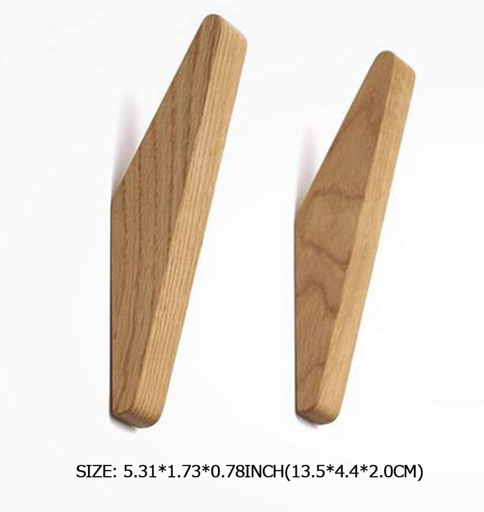 Juego de Ganchos para Abrigos de 6 - Gancho de Pared de Madera