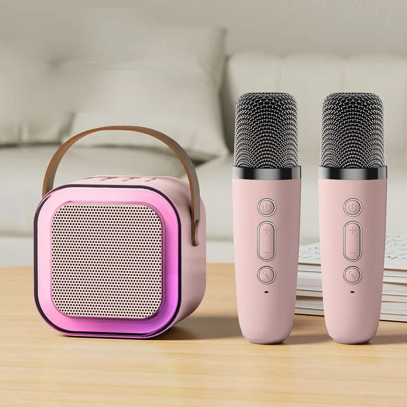 Karaoke para Niños: Máquina Inalámbrica con Micrófonos