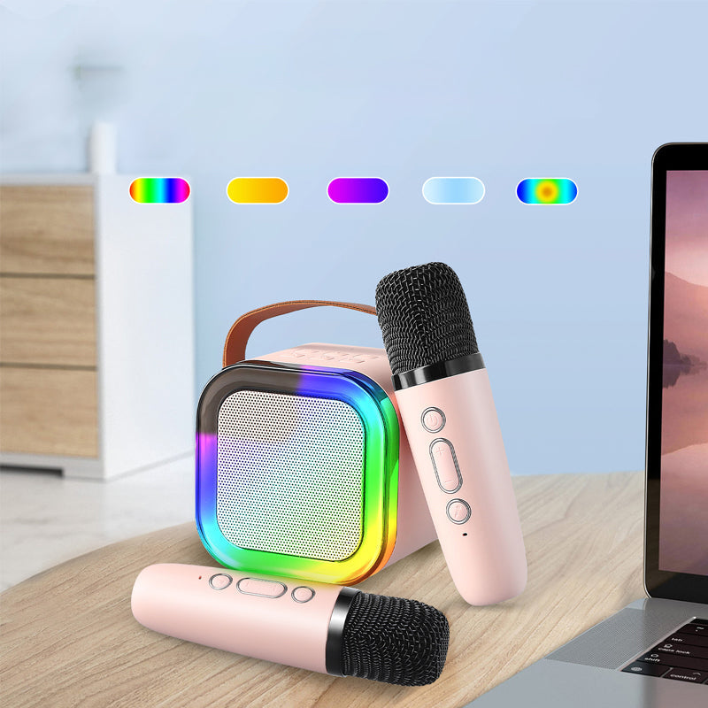 Karaoke para Niños: Máquina Inalámbrica con Micrófonos