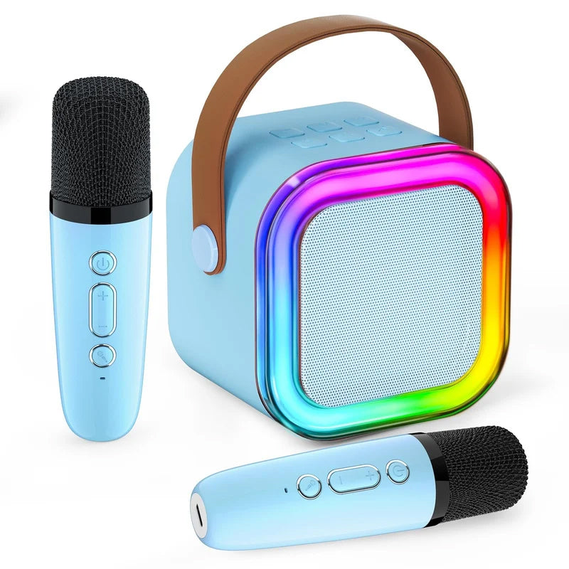 Karaoke para Niños: Máquina Inalámbrica con Micrófonos