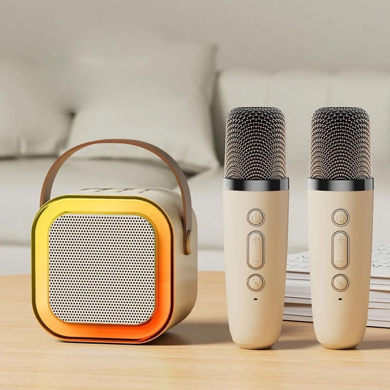 Karaoke para Niños: Máquina Inalámbrica con Micrófonos