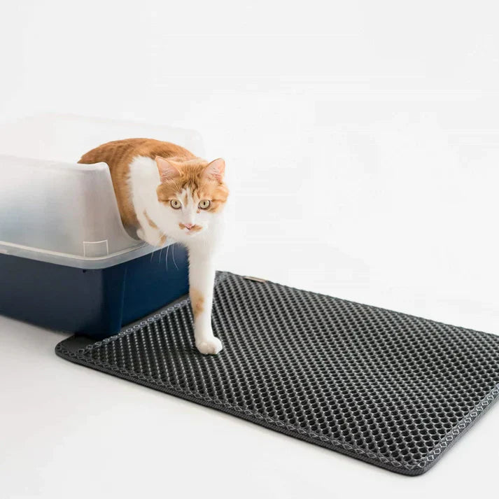 CleanPaws™ – ¡La inteligente alfombra para arena de gatos para un hogar limpio! | 50% DESCUENTO
