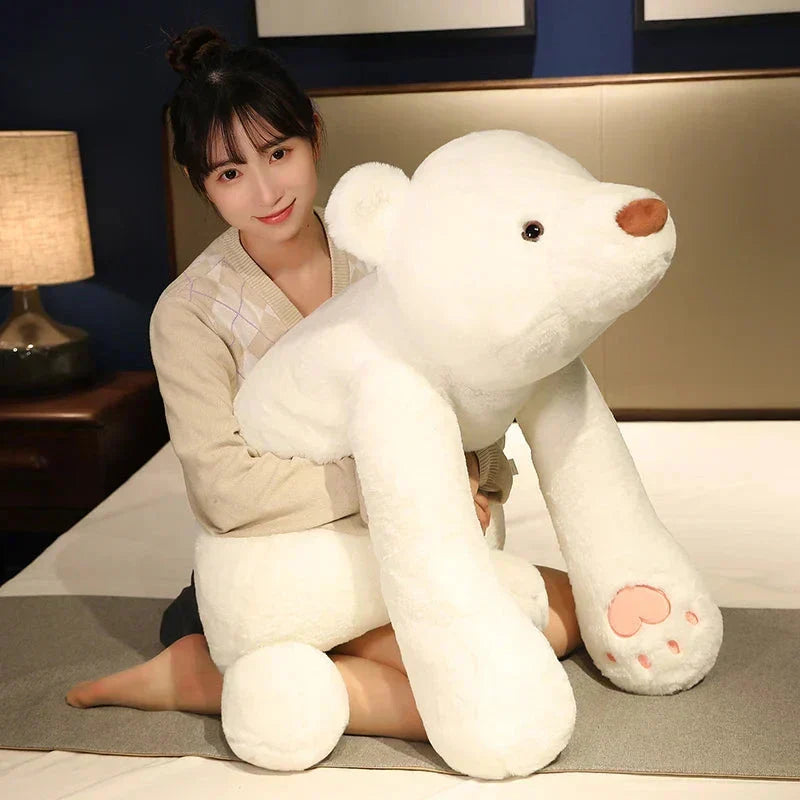 Osito de peluche gigante y abrazable de panda y oso polar
