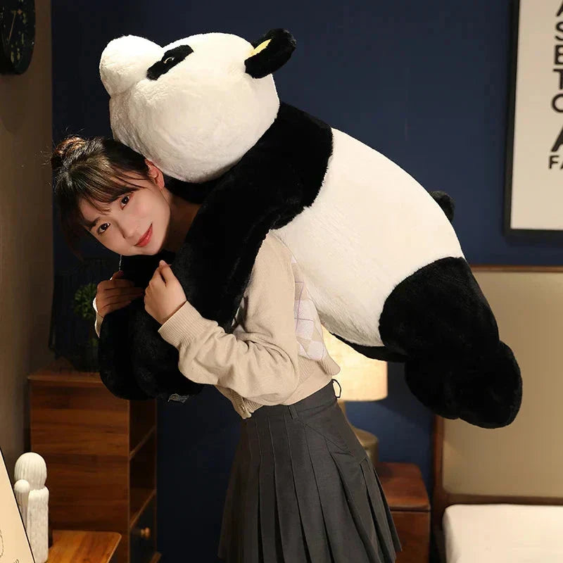 Osito de peluche gigante y abrazable de panda y oso polar