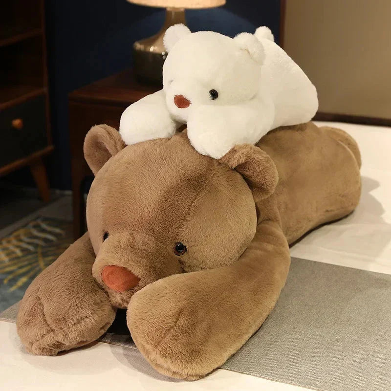 Osito de peluche gigante y abrazable de panda y oso polar