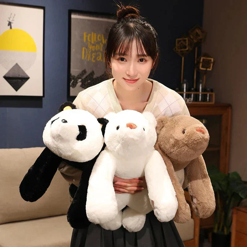 Osito de peluche gigante y abrazable de panda y oso polar