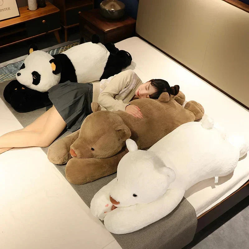 Osito de peluche gigante y abrazable de panda y oso polar