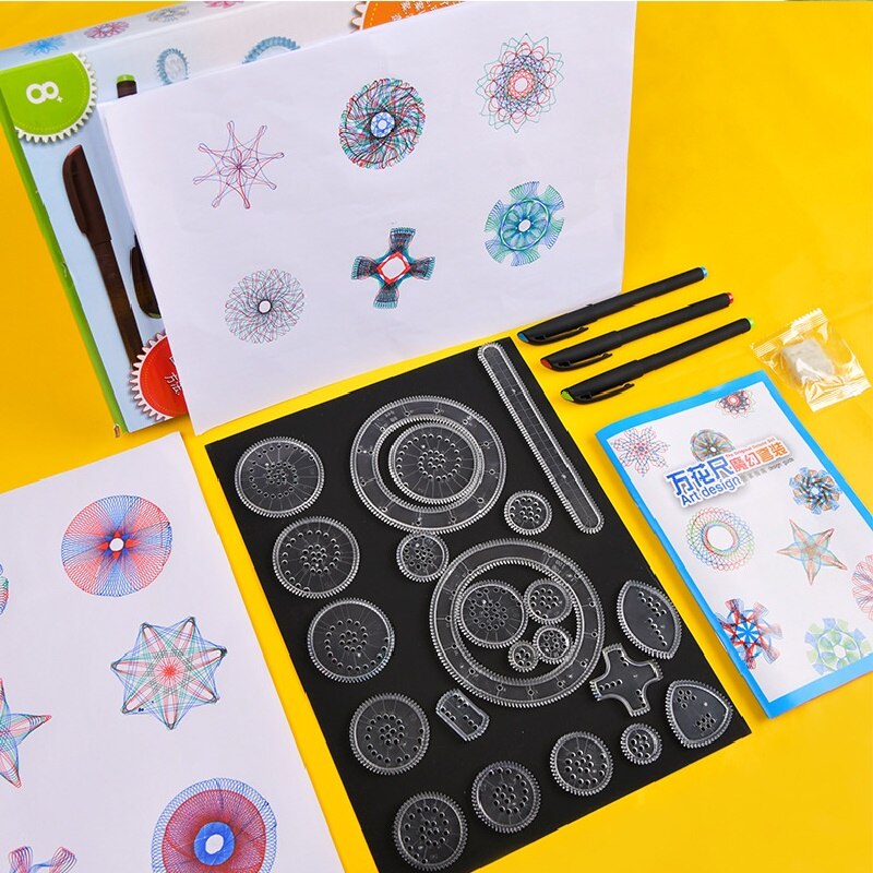 Juego de Dibujo de Spirografo Clásico - Creatividad Suprema para Niños