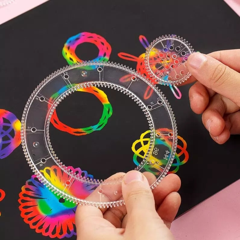 Juego de Dibujo de Spirografo Clásico - Creatividad Suprema para Niños