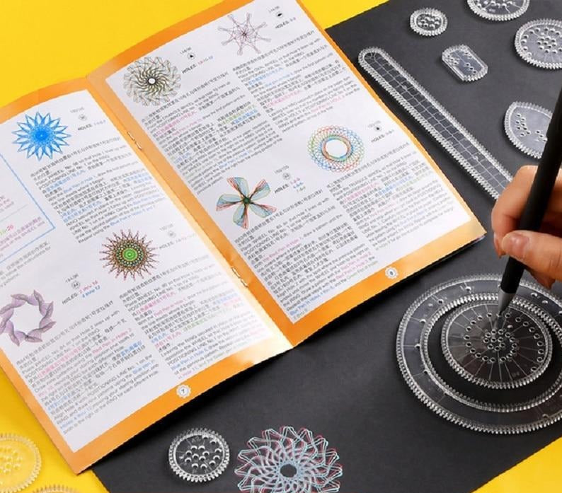 Juego de Dibujo de Spirografo Clásico - Creatividad Suprema para Niños