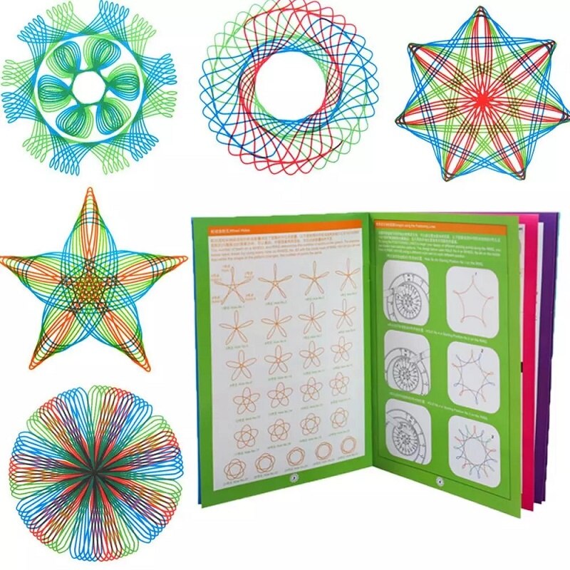 Juego de Dibujo de Spirografo Clásico - Creatividad Suprema para Niños