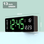 Reloj Digital Acrílico Colorido | Reloj LED Moderno con USB