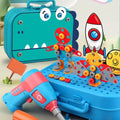 Juego de Construcción Creativo con Taladro: Juguete Educativo para Niños