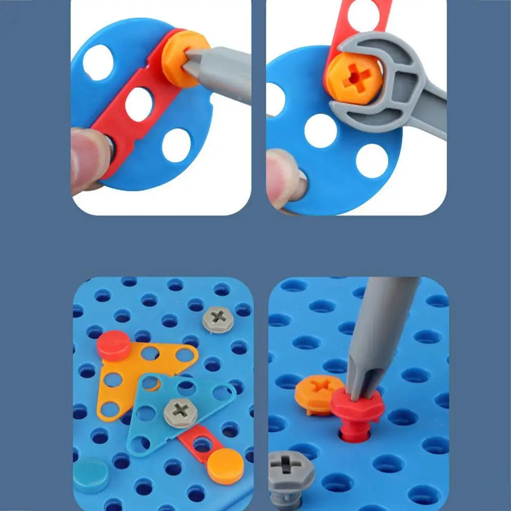 Juego de Construcción Creativo con Taladro: Juguete Educativo para Niños