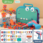 Juego de Construcción Creativo con Taladro: Juguete Educativo para Niños