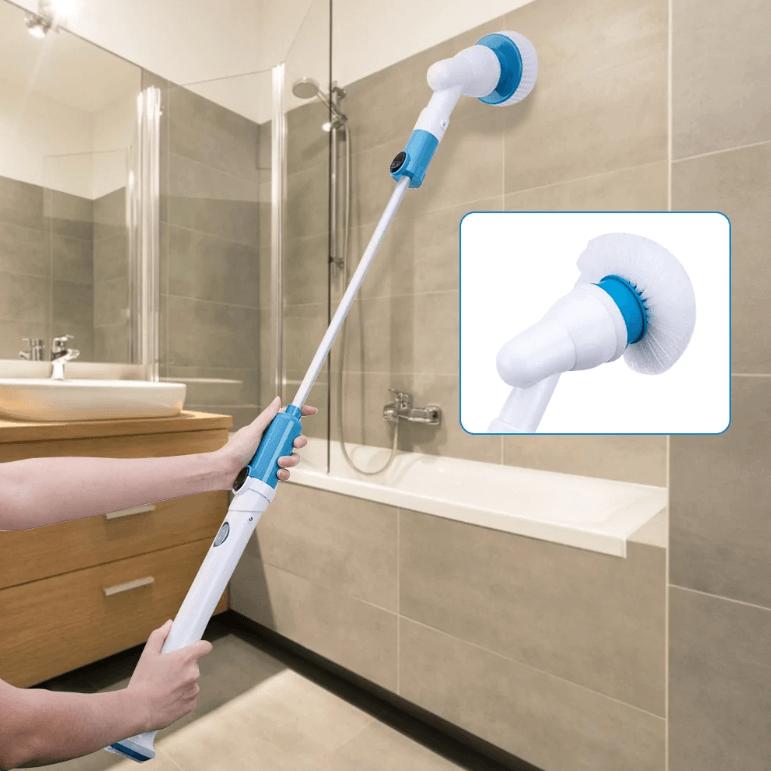 Cepillo de Limpieza Inalámbrico Potente – Simplifica la Limpieza del Hogar