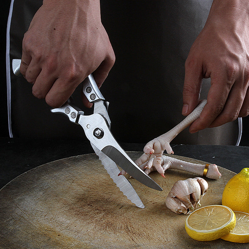 Tijeras de Cocina Robustas de Acero Inoxidable para Piernas de Pollo