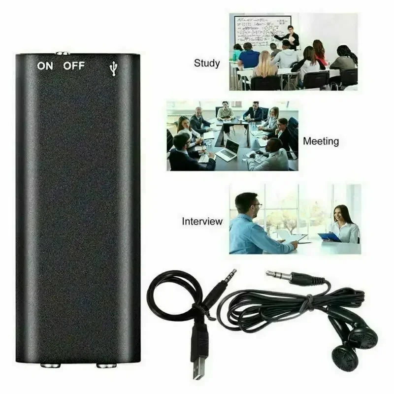 Mini Grabadora de Voz Activada