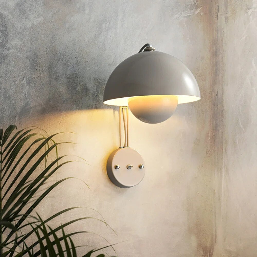 MushroomGlow - Lámpara de pared estilosa para una decoración encantadora