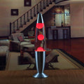 NovaGlow - Lámpara de Mesa Vintage en Forma de Cohete para Encanto Retro y Diseño Moderno