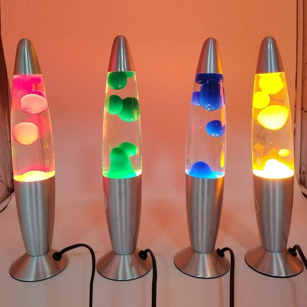 NovaGlow - Lámpara de Mesa Vintage en Forma de Cohete para Encanto Retro y Diseño Moderno
