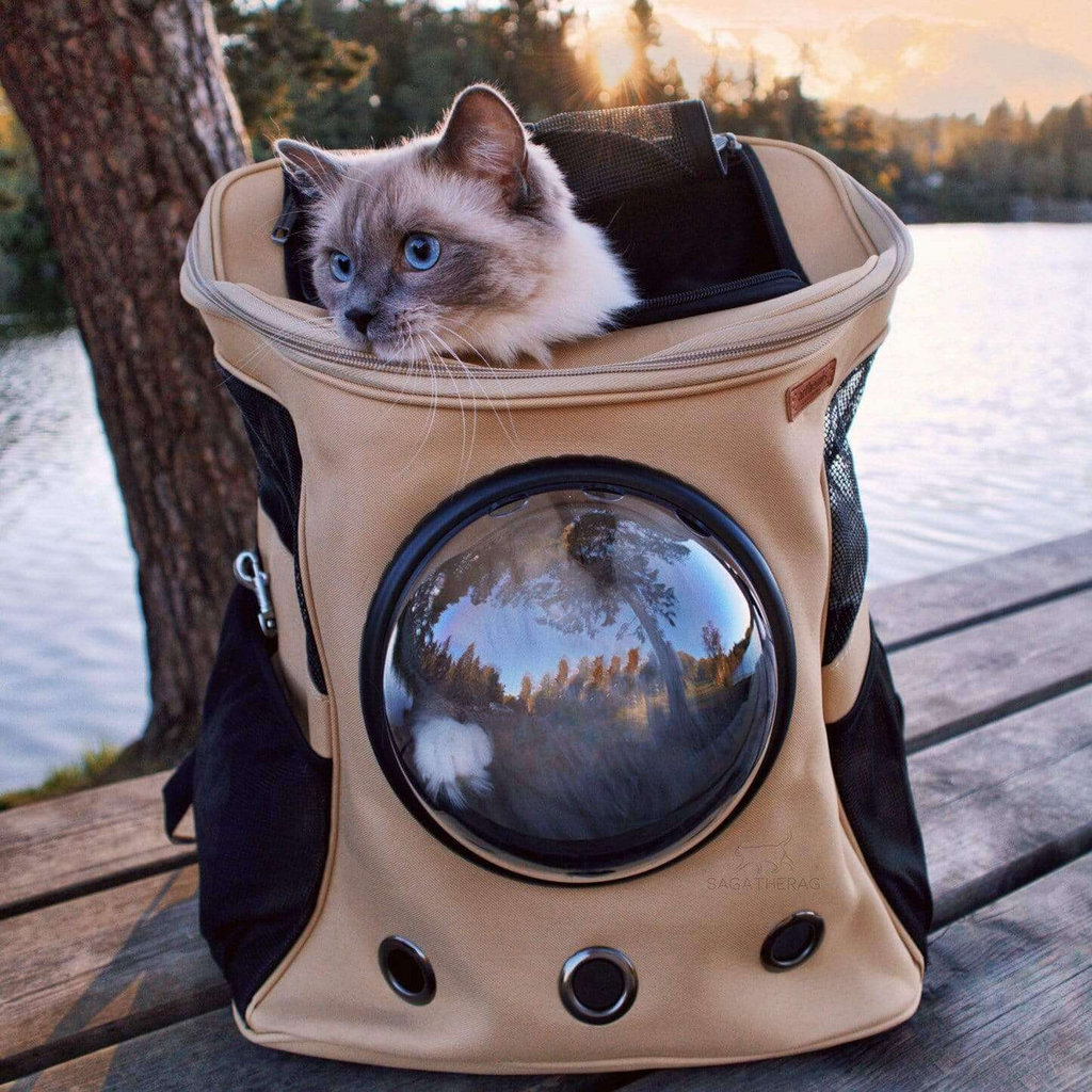 Mochila de Viaje para Gatos Grandes con Ventana Burbuja