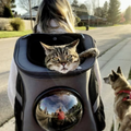 Mochila de Viaje para Gatos Grandes con Ventana Burbuja