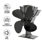 Ventilador de Chimenea Alimentado por Calor - ¡Calienta tu Hogar de Manera Más Eficiente!