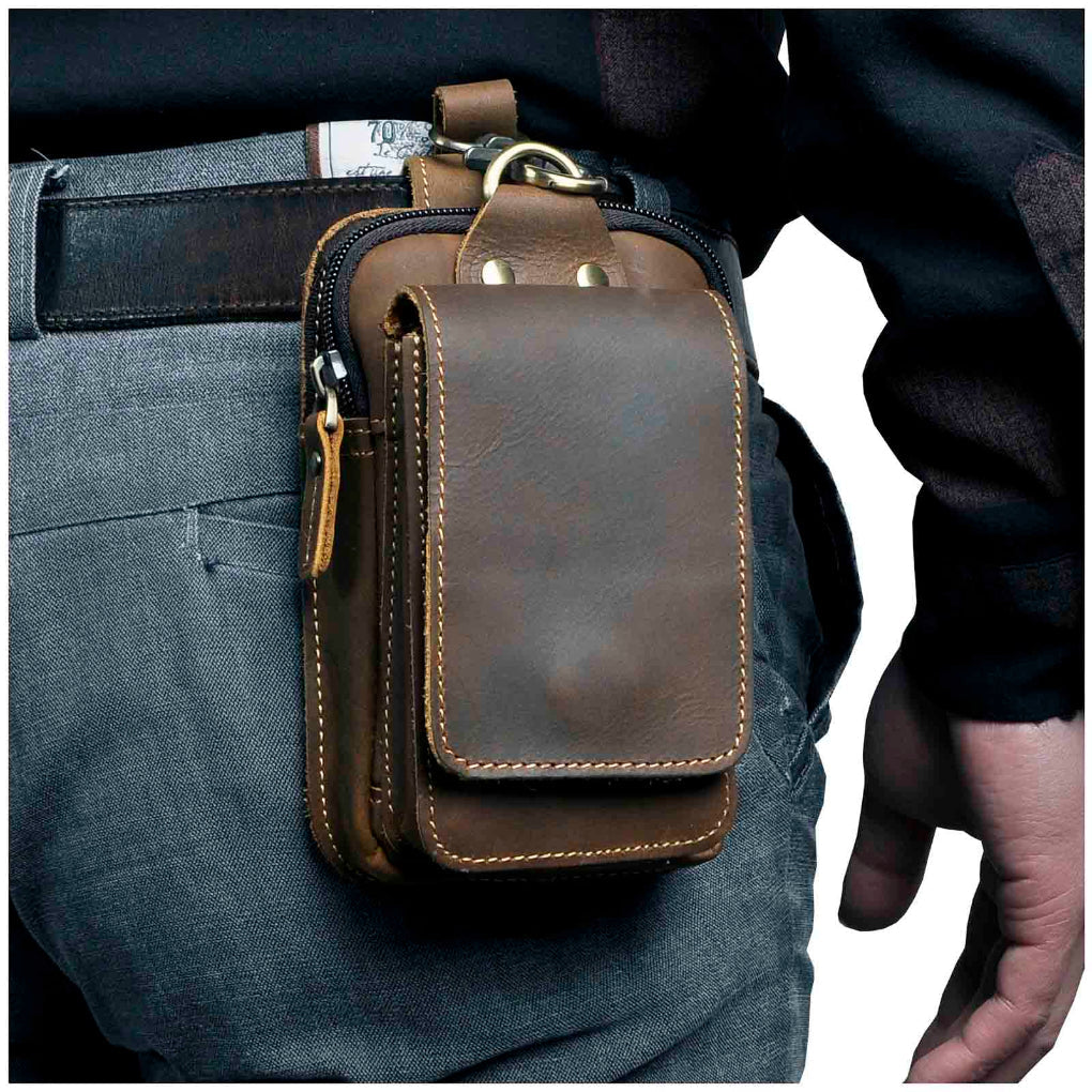 Bolso de cuero para hombre