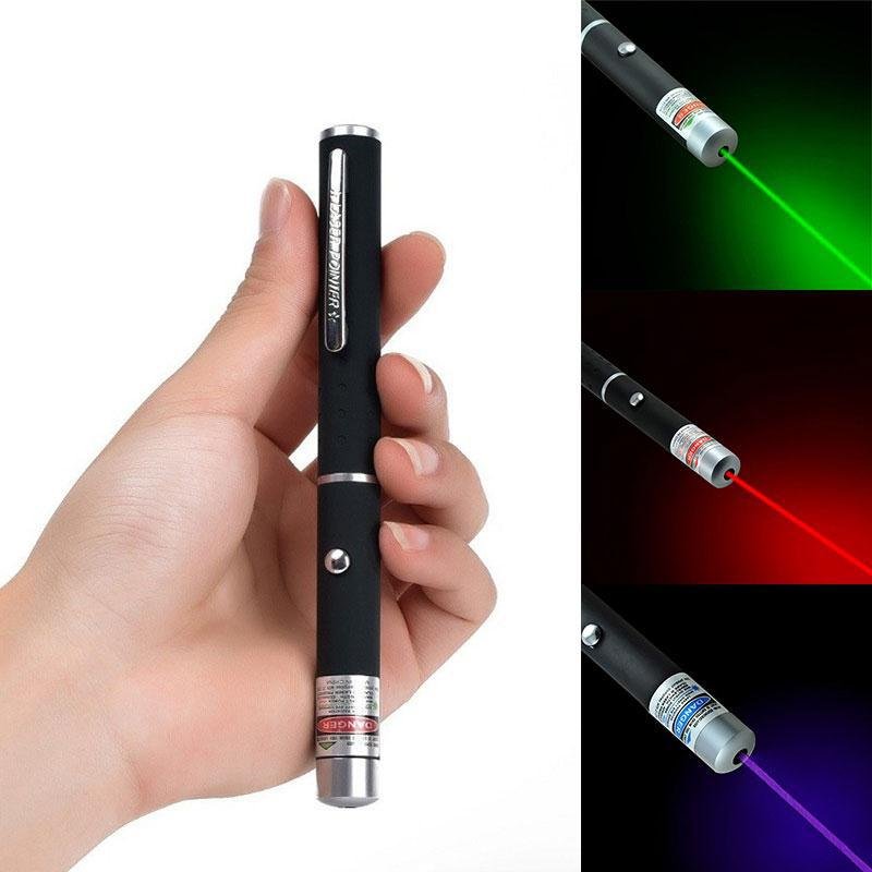 Puntero láser láser de luz puntero láser 5 MW puntero láser de alto rendimiento verde azul rojo medidor láser militar 405 Nm 530 Nm 650 Nm Lazer