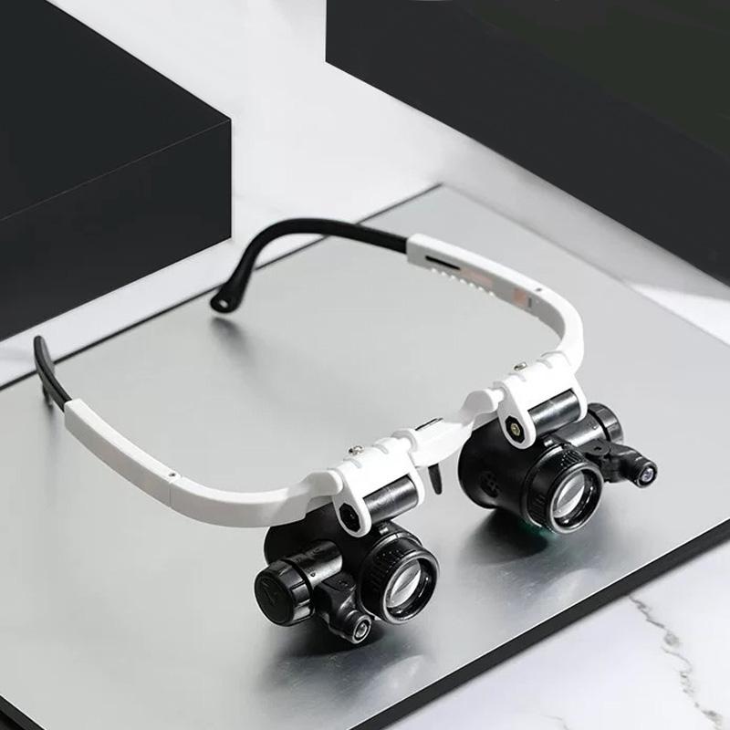 Gafas de Aumento LED con Lentes Intercambiables