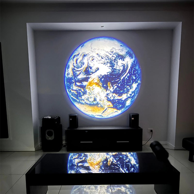 Lámpara LED para niños y adultos - Proyector de Luna y Tierra