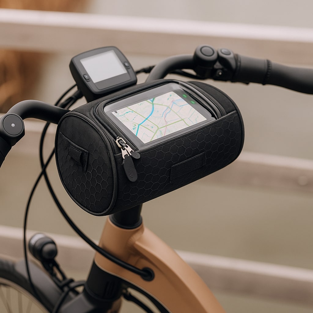 Bolsa de manillar para bicicleta | Bolsa impermeable para bicicleta con pantalla táctil | Tourix