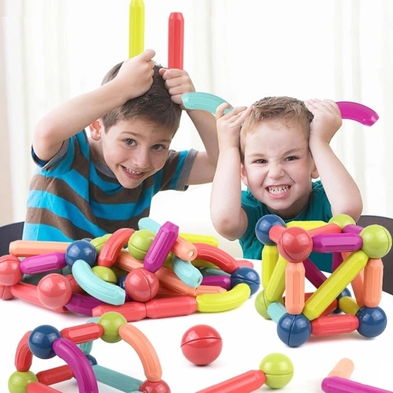 Bloques Magnéticos para Niños - Juguete Creativo