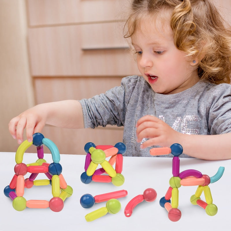 Bloques Magnéticos para Niños - Juguete Creativo
