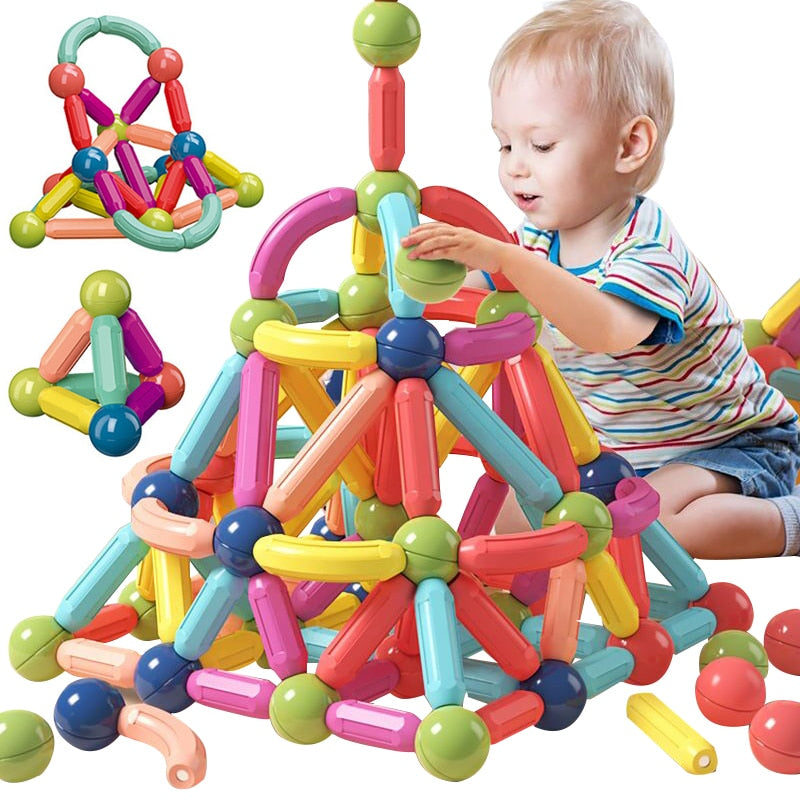 Bloques Magnéticos para Niños - Juguete Creativo